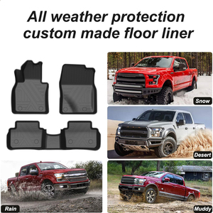 Muchkey – coussinet de pied entièrement entouré <span class=keywords><strong>pour</strong></span> <span class=keywords><strong>Mazda</strong></span> <span class=keywords><strong>CX</strong></span> <span class=keywords><strong>30</strong></span> 2020, tapis de sol antidérapant étanche TPE, <span class=keywords><strong>accessoires</strong></span> de voiture - Product Image 3