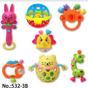 Fournisseur <span class=keywords><strong>de</strong></span> jouets chinois Jouet pour bébé nourrisson Cadeau 3 mois et plus <span class=keywords><strong>Image</strong></span> <span class=keywords><strong>de</strong></span> dessin animé 11 pièces Jouets <span class=keywords><strong>hochet</strong></span> pour bébé - Product Image 5