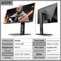 Moniteur de jeu 27 pouces 540 Hz 400 avec dalle Fast-IPS, SRGB100%, temps de réponse de 0,5 ms