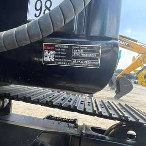 Excavatrices d'occasion Sany SY75C Pro avec de bonnes performances, machine sur chenilles de 7 tonnes, mini-excavatrice d'occasion en stock en promotion - Product Image 4