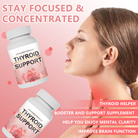 Service OEM/ODM de Marque Blanche : Complément Alimentaire en Capsules pour la Santé Thyroïdienne, 60 Capsules, Fabriqué en Usine Certifiée GMP