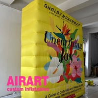 Ballon gonflable de panneau d'affichage de livre, mode de forme de livre géant gonflable sur mesure pour la décoration de fête d'école