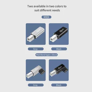 Usb B To Usb C Adapter Mobile Phone Connection Printer Electronic Keyboard Drum Piano USB C Tablet Type-c Female To MIDI Adapter