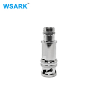 Adaptador BNC Triaxial Macho a BNC Triaxial Hembra, Coaxial RF para Transmisión de Señal de Video, Precio de Fábrica, en Stock
