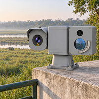 Caméra de surveillance robuste thermique PTZ à vision nocturne IP66 anti-chasse pour la prévention des crimes en matière de conservation de la faune