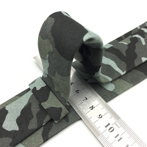 <span class=keywords><strong>Cravate</strong></span> de qualité chinoise en gros pour hommes Academy Hand Made Slim Skinny Cotton Camo Color Men Black <span class=keywords><strong>Camouflage</strong></span> Tie - Product Image 4