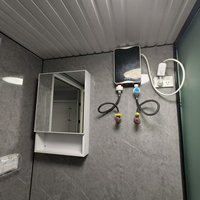Maison en conteneur extensible de 40 pieds de haute qualité Maison avec cabine pop-up en acier à bas prix