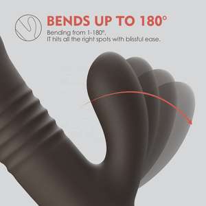 खरगोश डिल्डो वाइब्रेटर जी स्पॉट वाइडर वाइब्रेटर इलेक्ट्रिक सेक्स टॉय - Product Image 5