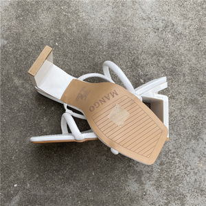 Nouvelle Collection Été 2023 – Sandales à Talon Épais et Bout Ouvert pour Femme, Grande Taille, Tongs à Talon Haut, Chaussures d'Extérieur Tendance pour Filles - Product Image 4