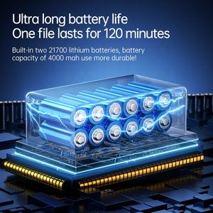 Многофункциональный аккумуляторный мини-вентилятор-фен 2-в-1, 130000 об/мин, мощный перезаряжаемый электрический воздуходув для автомобиля и барбекю - Product Image 4