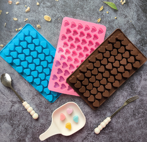 Lot de 6 moules rectangulaires en silicone de qualité alimentaire pour bonbons, bonbons gélifiés, biscuits, design dessin animé, compatibles lave-vaisselle et four - Product Image 6