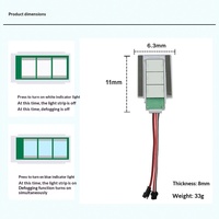 Interruptor Táctil Antivaho para Espejo de Baño - Material Ignífugo de PC con Clasificación IP5, 12V/24V 72W