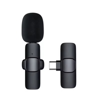 Microphone cravate sans fil 2N52 Mini à réduction de bruit pour diffusion en direct, microphone K9 Usbc pour podcast, téléphone pour iPhone et téléphone Android