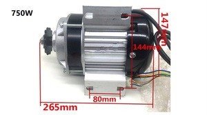 고효율 48V 60V 500W 전기 자동차 영구 자석 브러시리스 <span class=keywords><strong>DC</strong></span> 모터 - Product Image 3
