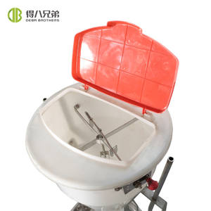 Domuz yetiştiriciliği için otomatik kuru ıslak mama kabı yeni durum plastik domuz besleyicileri besi odası hayvan kafesleri için - Product Image 3