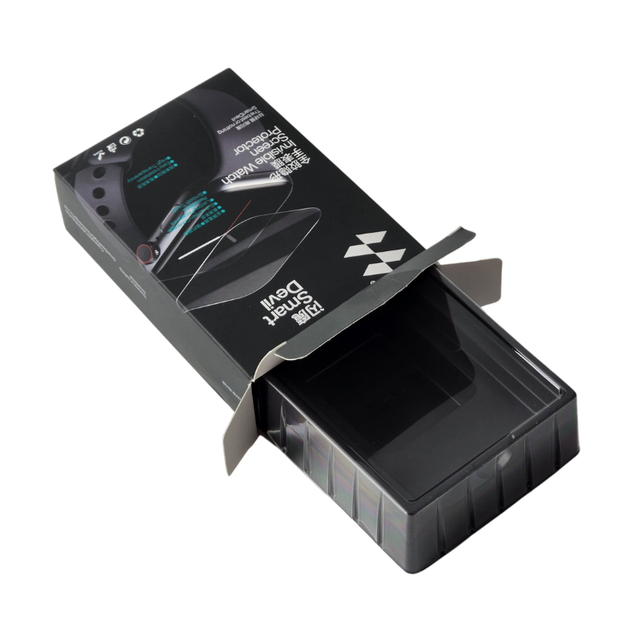 Custom 3C Digital Product Packaging Box Luxury Smart Watch Packaging Box with Protective Plastic PVC Inner