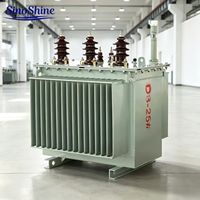 Transformateur de distribution immergé dans l'huile SinoShine S13 2500 kVA, triphasé 33 kV/0,4 kV 50 Hz, bobinage en cuivre, entièrement étanche, IEC 60076