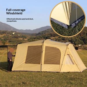 Tente tunnel extensible pour camping en plein air, toutes saisons, portable, résistante à la pluie, pour SUV Tesla, petite voiture, voyage en famille, 3-4 personnes - Product Image 3
