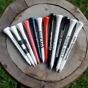 Eco Conscious Bamboo Golf Tees Alternativa sostenible a las camisetas de plástico Servicio de impresión personalizado Fabricación OEM disponible - Product Image 2