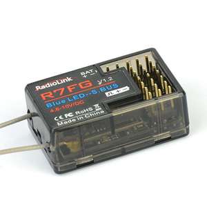 Radiolink RC6GS V2 2.4G 6채널 라디오 송신기 R7FG 수신기 자이로 텔레메트리 포함 원격 제어기 RC 자동차 보트용 - Product Image 5