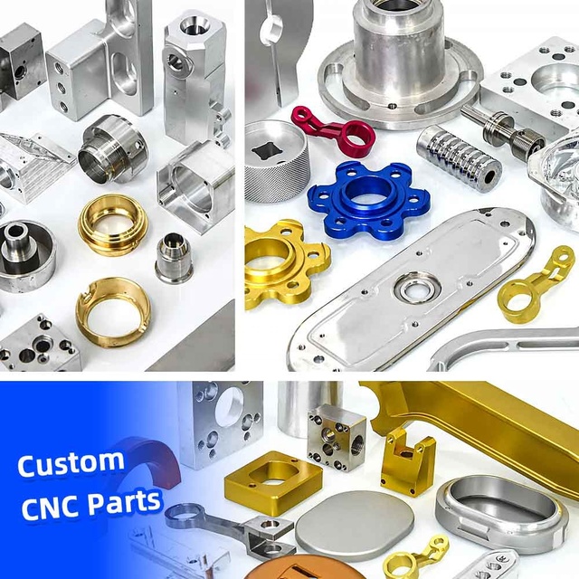 Custom Rapid Prototyping Service for CNC Machining Anodized Aluminum Parts Custom Aluminum Brass Steel CNC Stainless Steel Parts