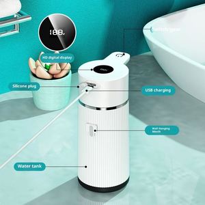 Distributeur automatique de savon à induction, machine à laver les mains à la mousse, distributeur de savon électrique à capteur, lave-mains intelligent à induction - Product Image 4