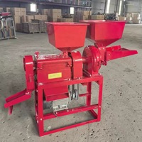 Machine à décortiquer le riz multifonctionnelle fabriquée en Chine, combinée à un moulin à maïs, pour le traitement du paddy, destinée au marché népalais