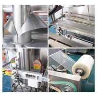 Machine de conditionnement verticale VFFS multi-têtes de type collier pour bonbons gélifiés, bonbons mous et bonbons au sucre, avec pesage automatique