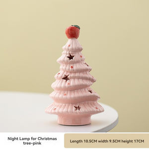 <b>Christmas</b> Tree Night Lights, <b>Christmas</b> <b>Decorations</b> Ceramic Ornaments - Product Image 6