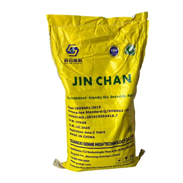 Jin Chan hocheffizienter Goldrückgewinnungsmittelmittel umweltfreundliche Gold-Lecklösung Papier Chemikalien Goldlösungsmittel