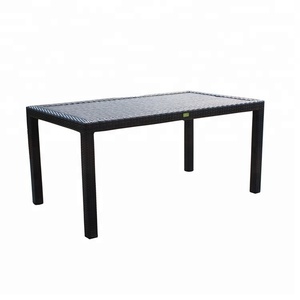 Patio de mesa de café de plástico Material de tejido para todo <span class=keywords><strong>el</strong></span> tiempo al aire libre <span class=keywords><strong>Muebles</strong></span> de Jardín Silla de mesa de juegos - Product Image 3