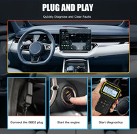 Outil de diagnostic automobile, décodeur OBD2, écran d'affichage universel, lecteur de code de panne du moteur, scanner professionnel