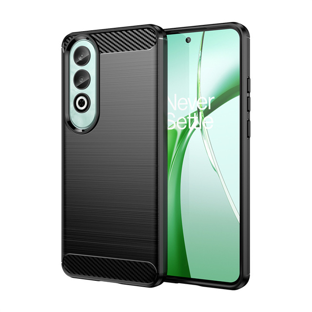 Rugged TPU Carbon Fiber Texture Skin Friendly Mobile Phone Case for OnePlus Nord CE4/Nord CE3/CE2/3/N30/2T/N10 Shockproof Cover