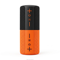 Altavoz Inalámbrico Magnético 2 en 1 con Radio FM, Emparejamiento TWS, Ranura para Tarjeta TF, Entrada USB C, Luz RGB, Portátil con Asa para Hogar, Jardín y Viajes