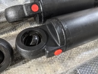 Vérin hydraulique à double effet avec pompe pour levage de véhicules, type Push-Pull, avec joint de trunnion/bride, taille personnalisée 5/10/6 tonnes