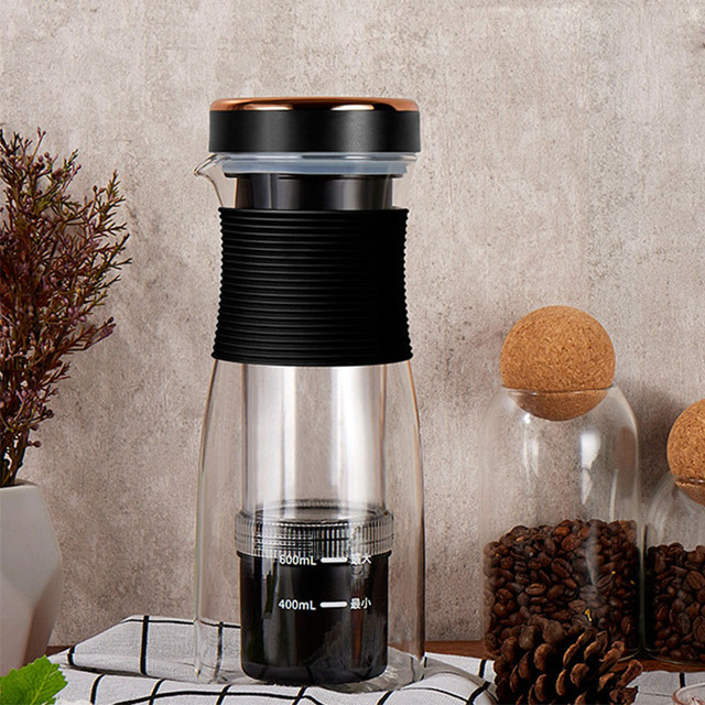 New Design 600ml Usb Touch Screen Electric Cold Brew Tea Bottle Coffee Maker