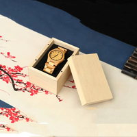Boîte à montre en bois pour homme, fabriquée à la main, de haute qualité, prix d'usine, logo personnalisé, emballage de montre, coffret cadeau en bois avec couvercle magnétique
