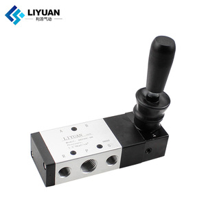 Válvula manual Liyuan de 3 posiciones y 5 vías 4H230C 08, válvula de control neumática para cilindro de aire - Product Image 3