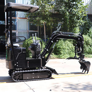 รถขุดขนาดเล็กแบบตีนตะขาบ ประสิทธิภาพสูง ขับเคลื่อนด้วยมอเตอร์ไฮดรอลิกควบคุมด้วย PLC ขนาด 1T 2T พร้อมบุ้งกี๋ขนาด 0.028 เมตร ความเร็ว 2-4 กม./ชม. - Product Image 4