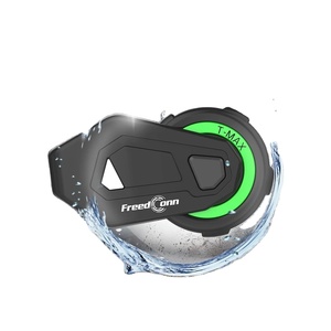 <span class=keywords><strong>FreedConn</strong></span> TMAX M Grenen gris IP65 Jog Dial Voice Dial FM altavoz micrófono casco motocicleta Bluetooth auriculares para casco de motocicleta - Product Image 1