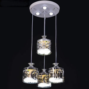 โคมไฟระย้าเหล็ก LED หรูหรา (2259/<span class=keywords><strong>3</strong></span> + 1), โคมระย้าแขวนห้องนั่งเล่นสำหรับร้านอาหาร - Product Image 6