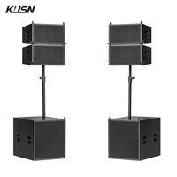 Sistema de Sonido Line Array XZ110-COMBO Activo Profesional para DJ Set de Altavoces para Exteriores con Mezclador de Audio Sistema PA