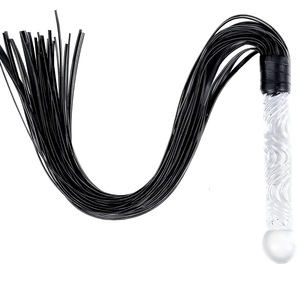 <span class=keywords><strong>Látigo</strong></span> SM Perfecto para Parejas, <span class=keywords><strong>Látigo</strong></span> de Cuero Sintético BDSM, <span class=keywords><strong>Látigo</strong></span> para Sexo Anal, Masturbación, Consolador de Vidrio, Varita de Juguete Anal para Juegos Sexuales - Product Image 1