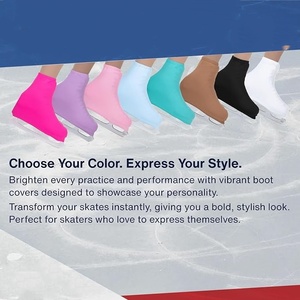 Fundas Personalizadas para Botas de Patinaje, Fundas Cálidas de Neopreno Aisladas, Fundas de Licra para Patines de <span class=keywords><strong>Hielo</strong></span> - Product Image 3