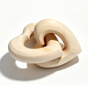 Cœur <span class=keywords><strong>en</strong></span> <span class=keywords><strong>bois</strong></span> de pin Kassis, cadeau de mariage, décorations pour la Saint-Valentin, cœurs <span class=keywords><strong>en</strong></span> <span class=keywords><strong>bois</strong></span> entrelacés, nœud d'amour <span class=keywords><strong>en</strong></span> <span class=keywords><strong>bois</strong></span>, couple - Product Image 3