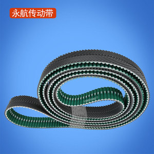 Courroie synchrone Yonghang Glass Machine 8M-3840-30 PU verte antidérapante pour équipement de découpe et de bordage - Product Image 4