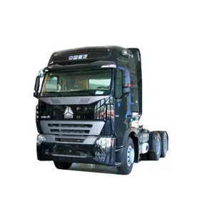 Chinese howo a7 used tractor truck trailer truck price sino truck 371 420 6x4 Euro2 tractor head