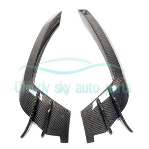 Ailerons avant en fibre de carbone style YT A S6 pour <span class=keywords><strong>A6</strong></span> C7 <span class=keywords><strong>SLINE</strong></span> 2016 - 2018 - Product Image 2