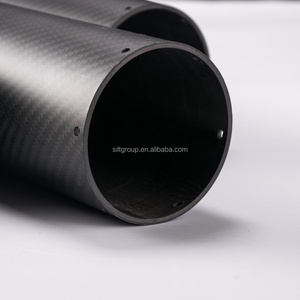 Tùy chỉnh 3K sợi carbon Ống Trọng lượng nhẹ cường độ cao nhà máy cung cấp Vòng sợi carbon Ống - Product Image 6