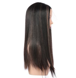 Perruque en cheveux humains vierges à 100 %, dentelle suisse HD, respirante <span class=keywords><strong>et</strong></span> transparente, taille de bonnet petite, moyenne, grande - Product Image 2